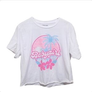 White Persaya baby girl tshirt